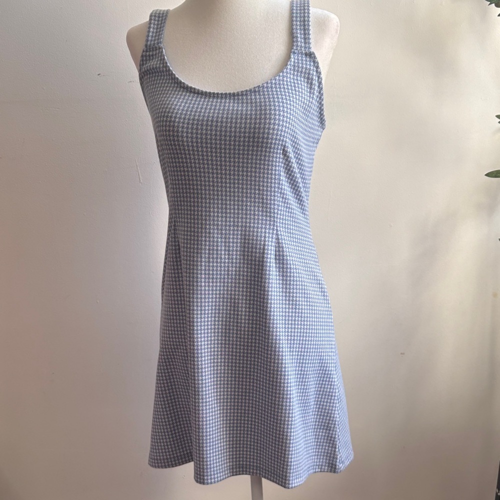 Forever 21 Blue Checkered Mini Dress